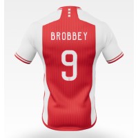 Dres Ajax Brian Brobbey #9 Domáci 2023-24 Krátky Rukáv